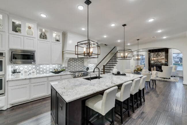 Kitchen Island Benchtop with Seating